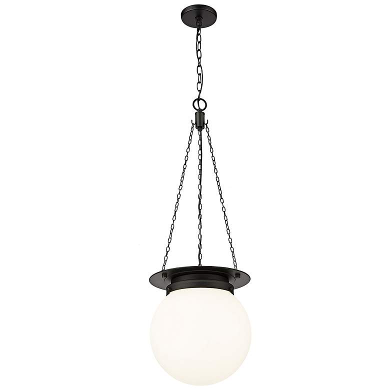Image 4 Calhoun by Z-Lite Matte black 1 Light Pendant more views