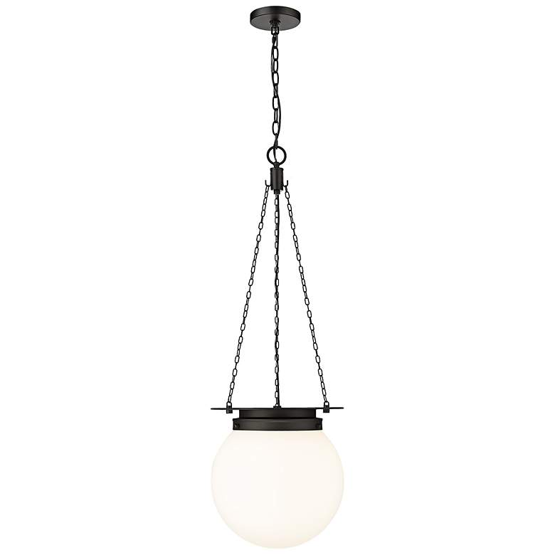 Image 5 Calhoun by Z-Lite Matte black 1 Light Pendant more views
