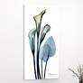 Calia Lily 48"H Floating Tempered Glass Graphic Wall Art in scene