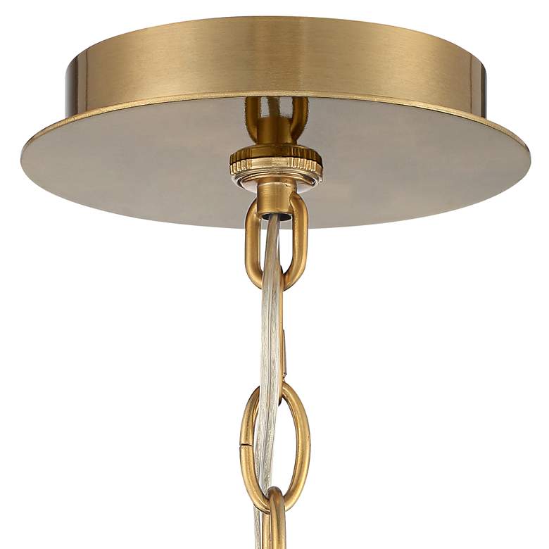 Caliari 22&quot; Wide Modern Luxe Double Shade Gold Drum Pendant Light more views