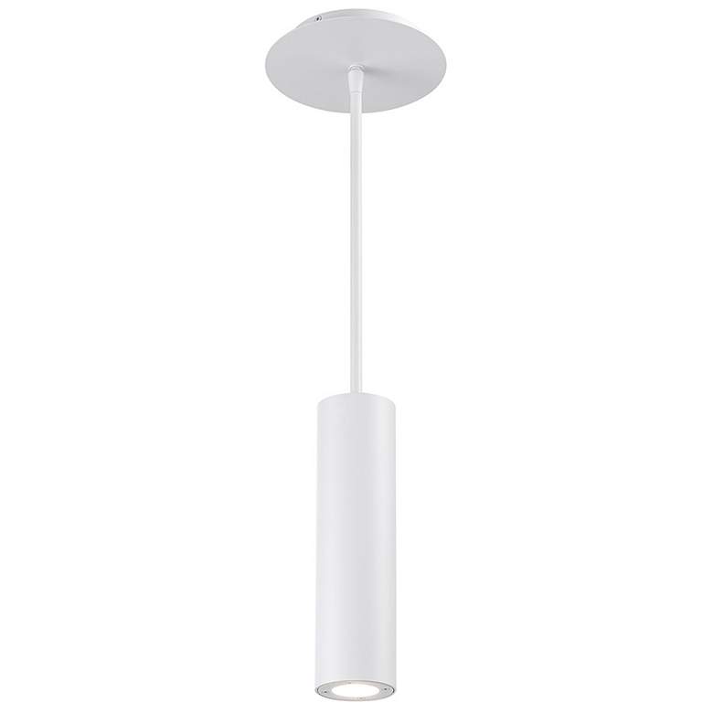 Image 1 Caliber 10 inchH x 2.69 inchW 1-Light Outdoor Pendant in White