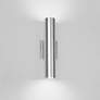 1_Caliber 14" Brushed Aluminum Up-Down Modern LED Outdoor Wall Light