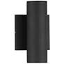 Calibro 7.5" LED Outdoor Sconce Black