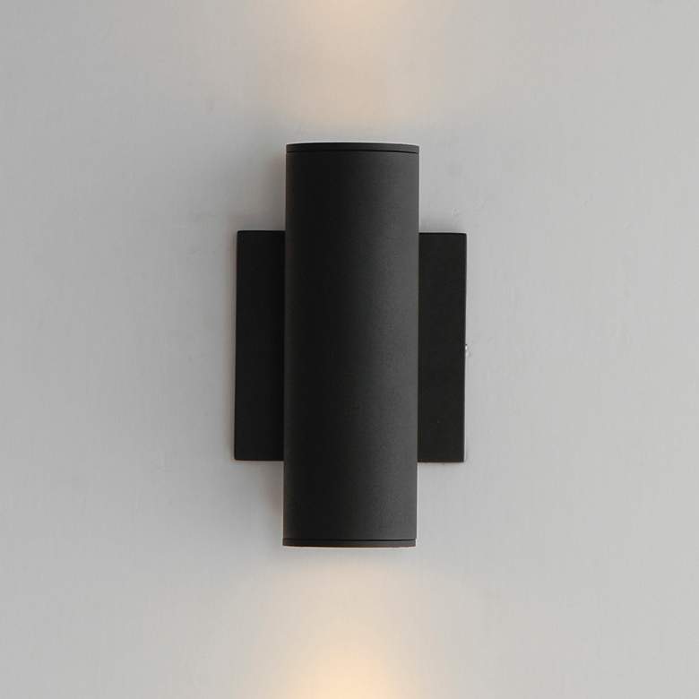 Image 1 Calibro 7.5" LED Outdoor Sconce Black