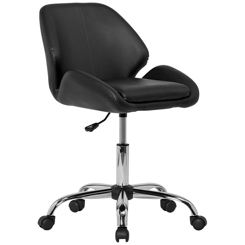 Image 2 Calico Designs Black Pearl Adjustable Office Task Chair