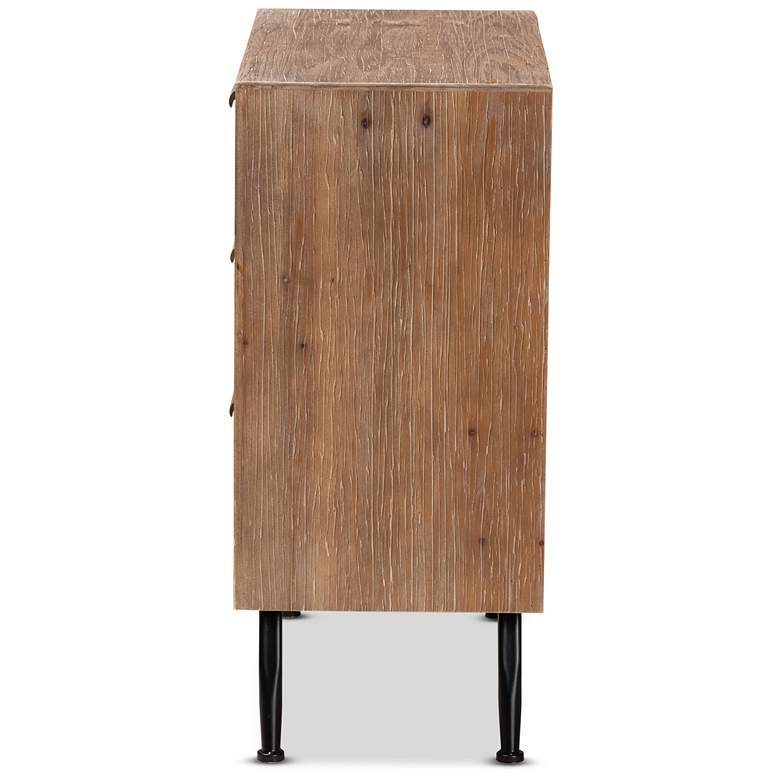 Image 7 Calida 27 1/2" Wide Natural Brown 3-Drawer Storage Cabinet more views