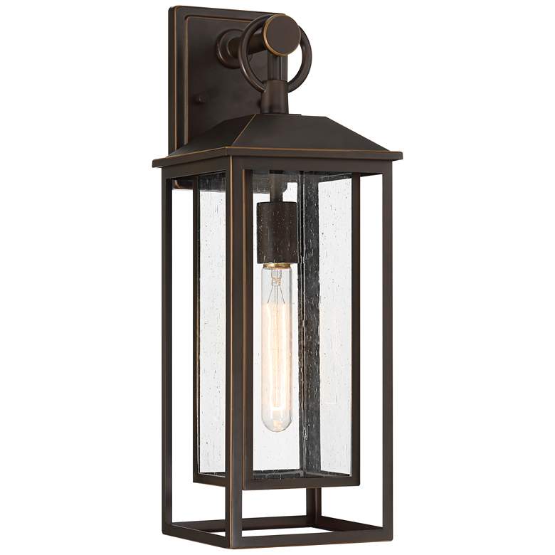 Image 2 Califa 20" High Bronze Outdoor Wall Light