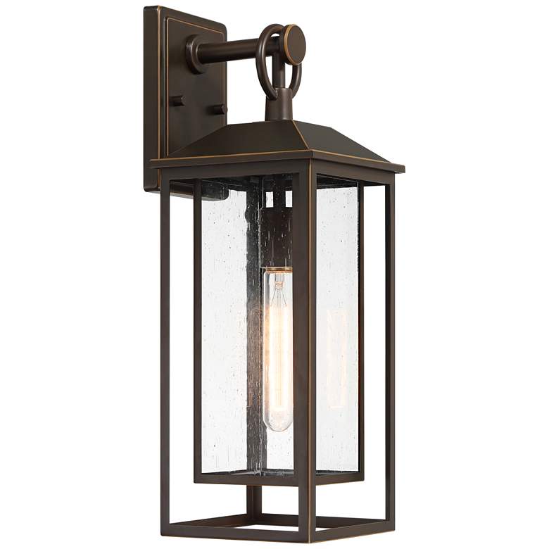 Image 7 Califa 20" High Bronze Outdoor Wall Light more views