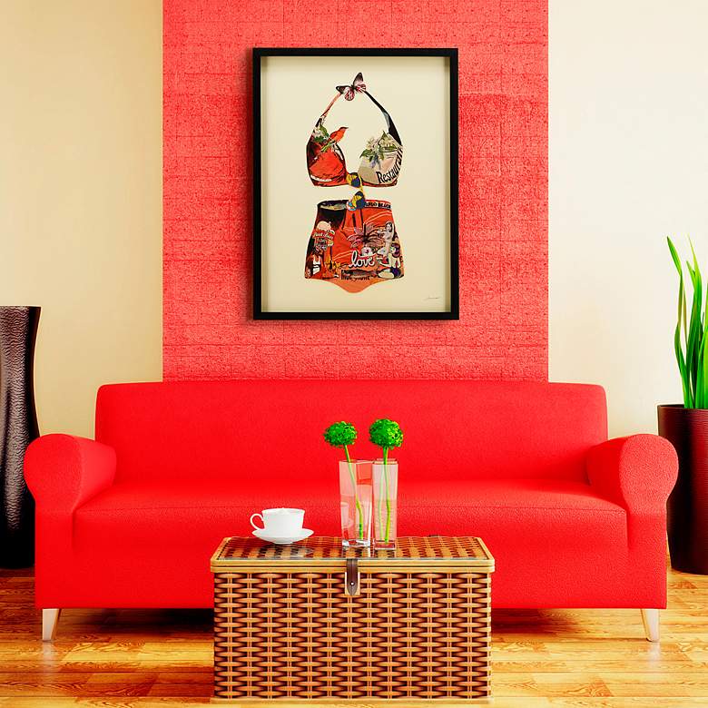 Image 5 California and Monte Carlo Beach 33"H 2-Piece Wall Art Set more views
