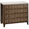 California Champagne 4-Drawer Accent Chest with Stone Top