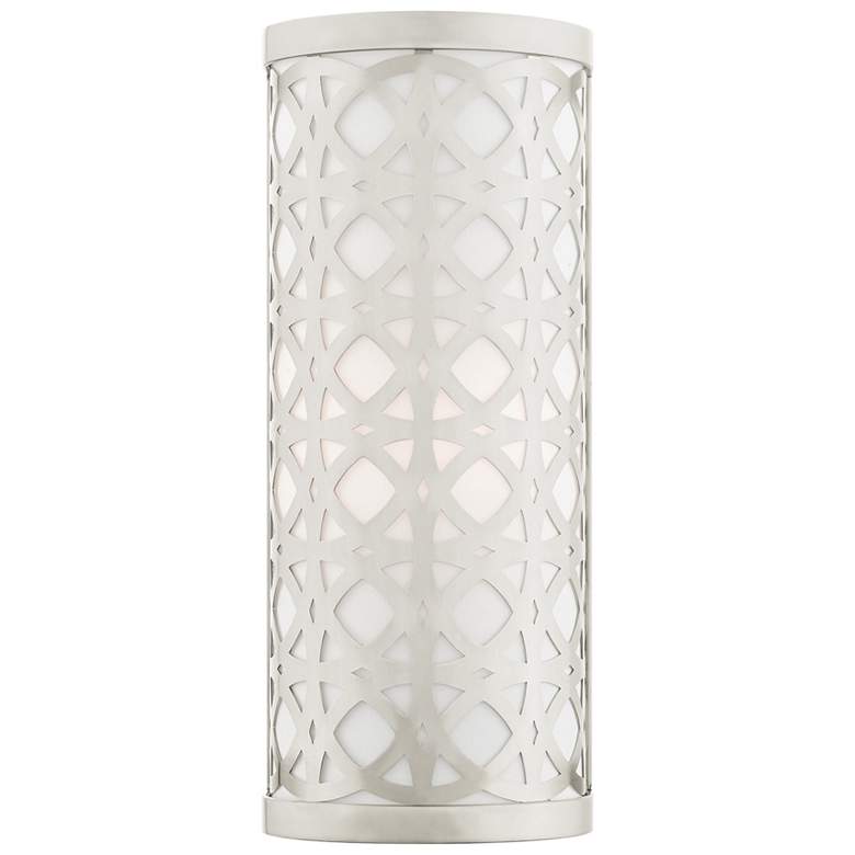 Image 1 Calinda 1 Light Brushed Nickel ADA Single Sconce