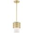 Calinda 1 Light Soft Gold Mini Pendant