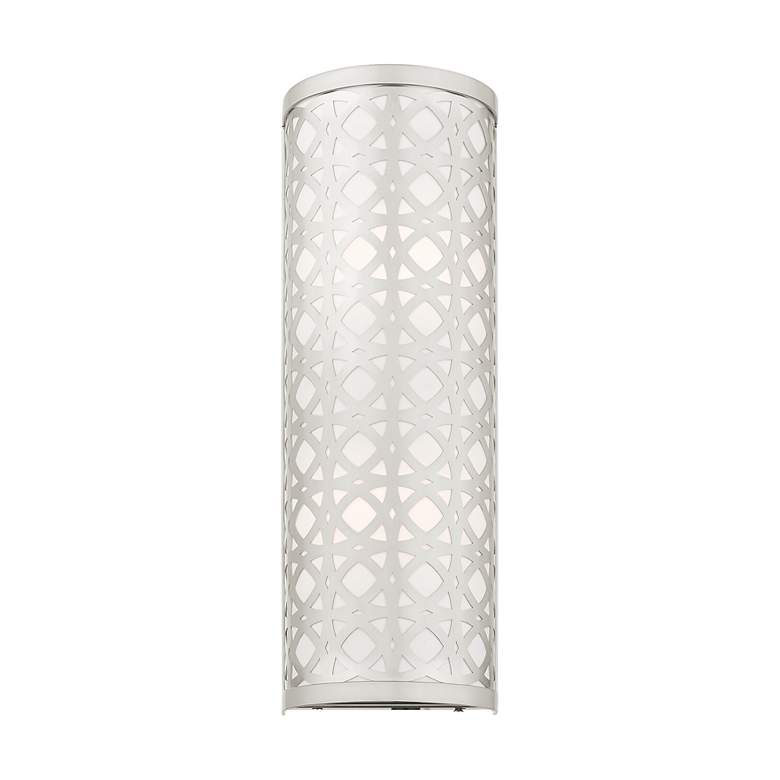 Image 4 Calinda 2 Light Brushed Nickel ADA Sconce more views