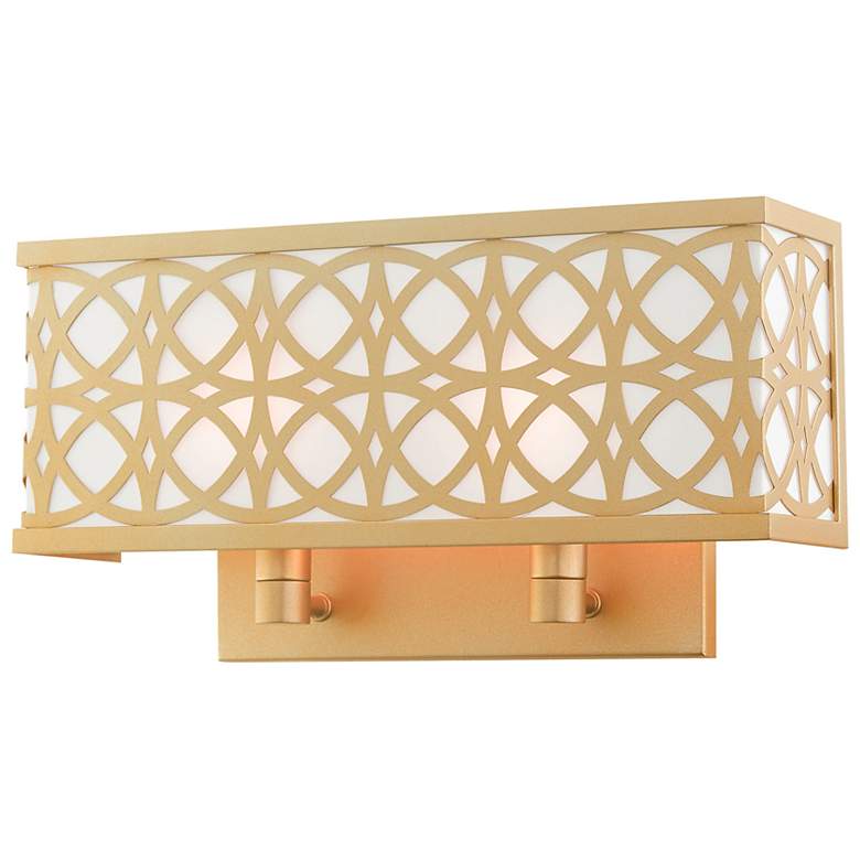 Image 2 Calinda 2 Light Soft Gold ADA Double Sconce
