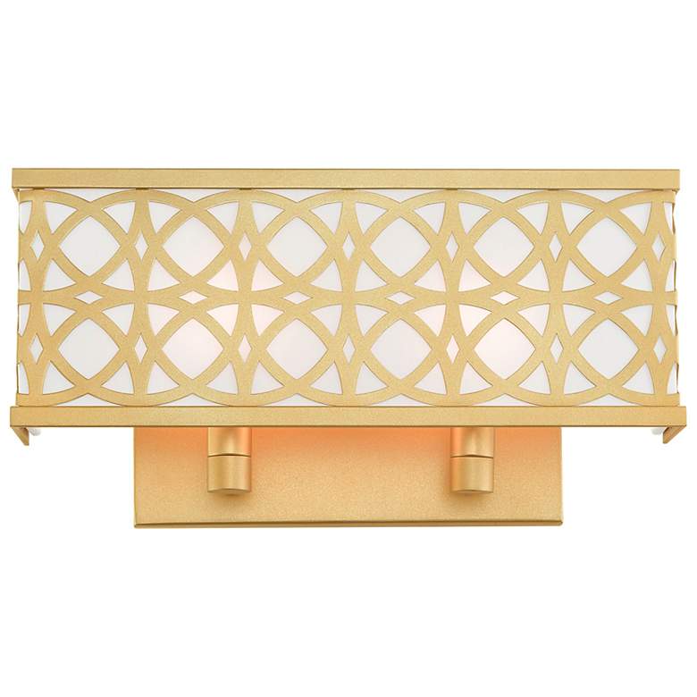 Image 4 Calinda 2 Light Soft Gold ADA Double Sconce more views