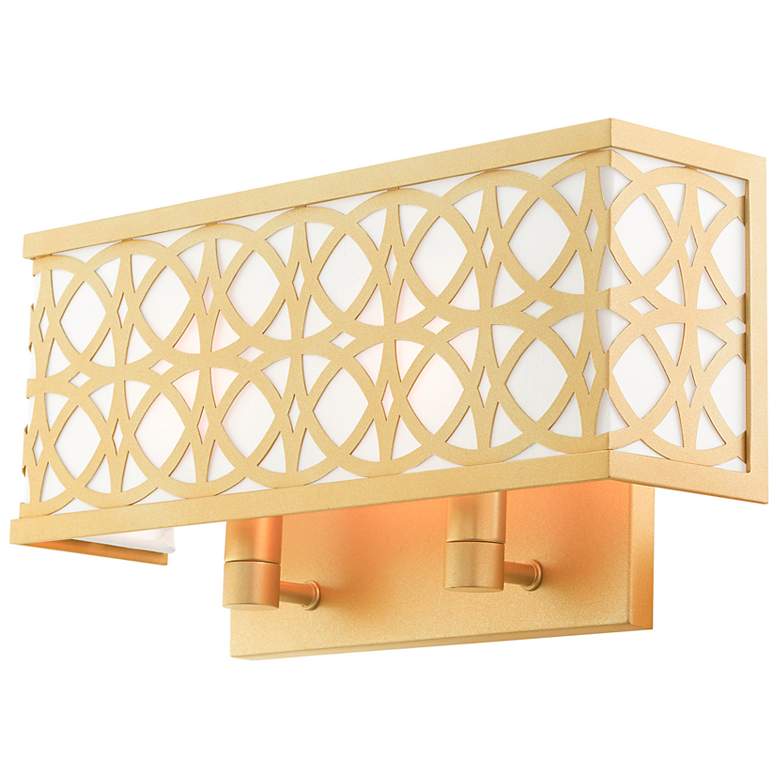 Image 6 Calinda 2 Light Soft Gold ADA Double Sconce more views