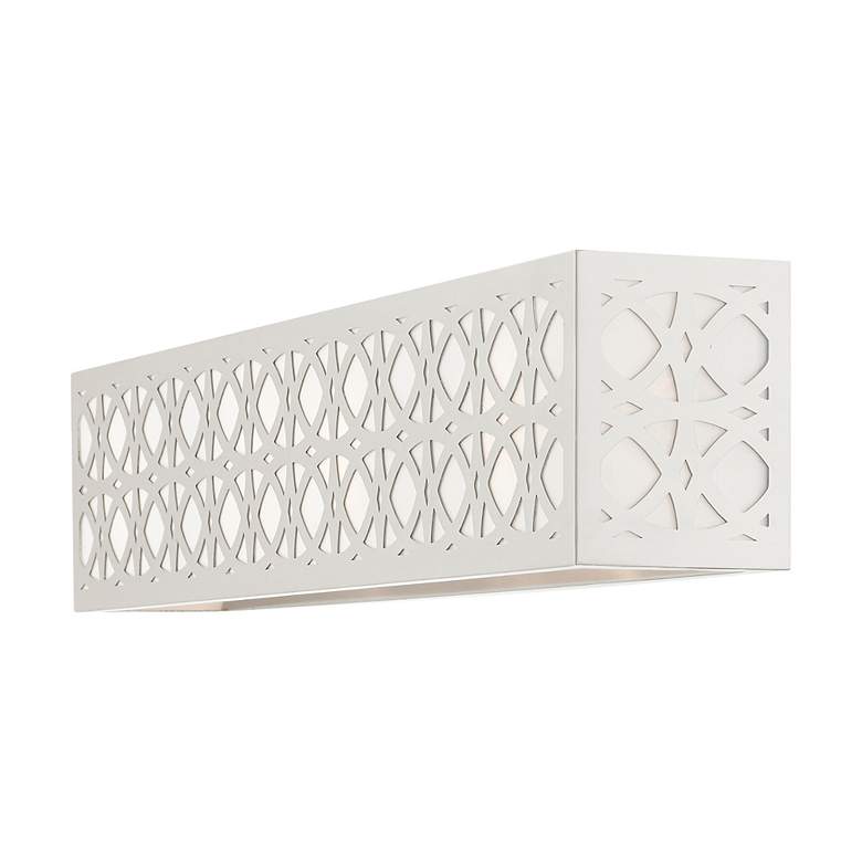 Image 6 Calinda 4 Light Brushed Nickel ADA Vanity Sconce more views
