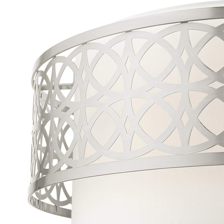 Image 5 Calinda 4 Light Brushed Nickel Pendant Chandelier more views