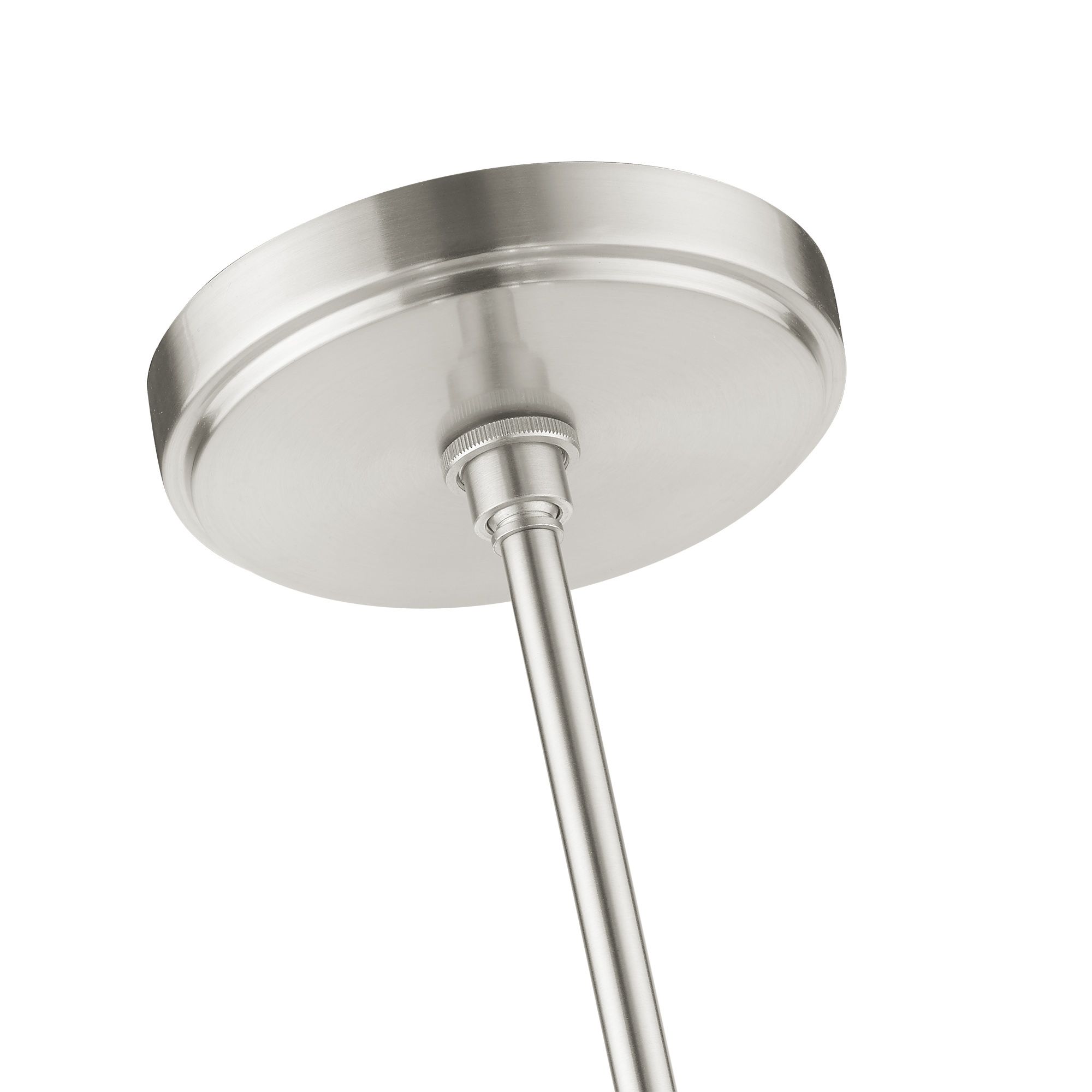 Calinda 4 Light Brushed Nickel Pendant Chandelier in scene