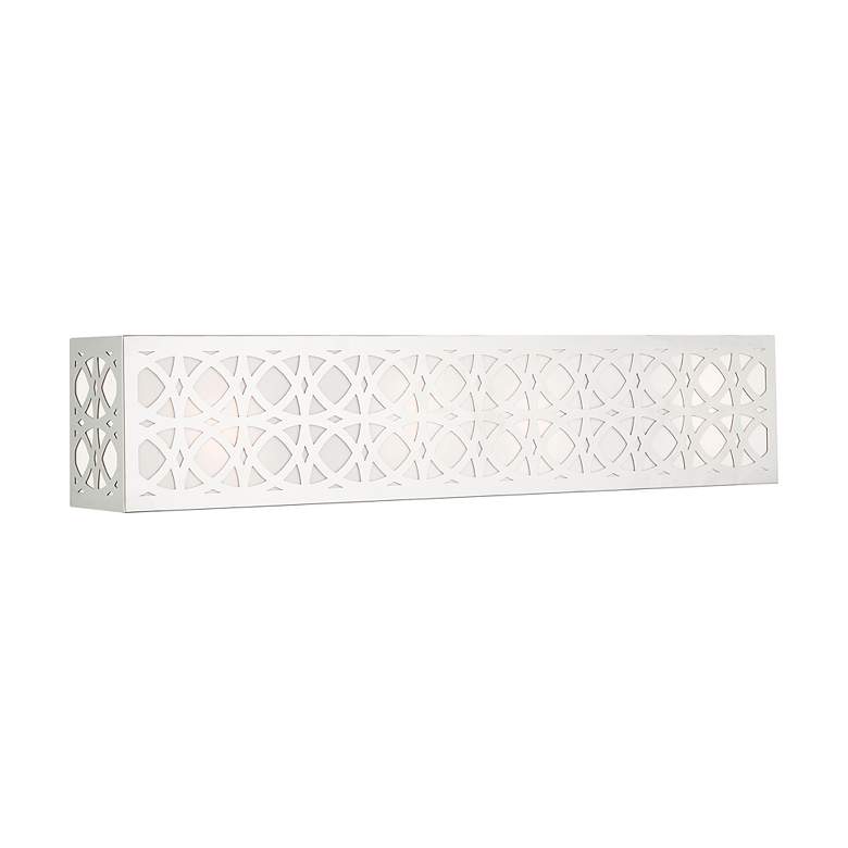 Image 4 Calinda 4 Light Polished Chrome ADA Vanity Sconce more views