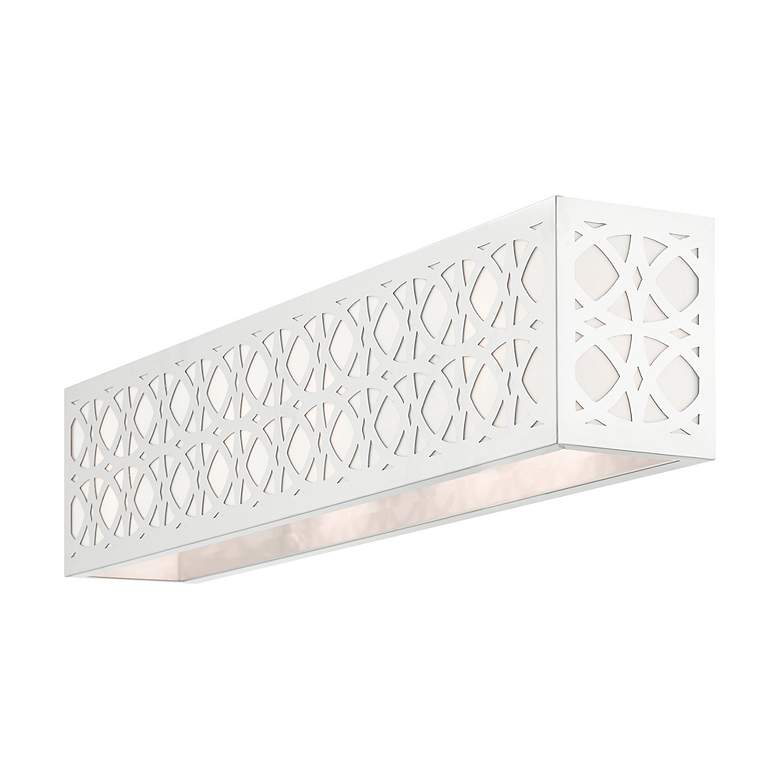 Image 5 Calinda 4 Light Polished Chrome ADA Vanity Sconce more views