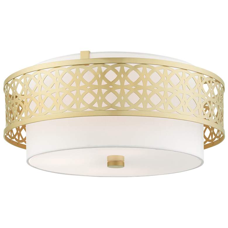 Image 1 Calinda 4 Light Soft Gold Semi Flush