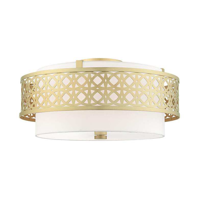 Image 4 Calinda 4 Light Soft Gold Semi Flush more views