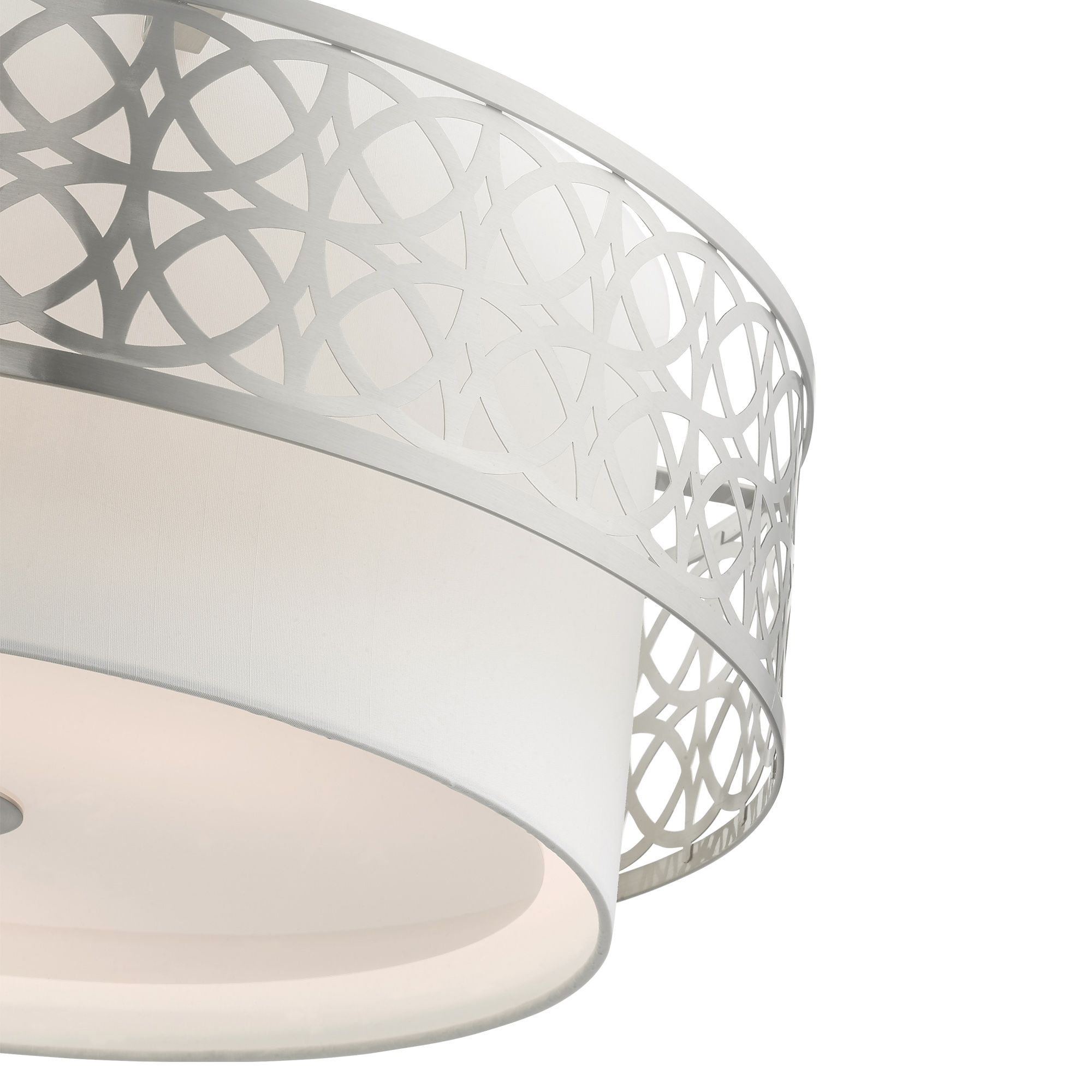 Image 7 Calinda 5 Light Brushed Nickel Pendant Chandelier more views