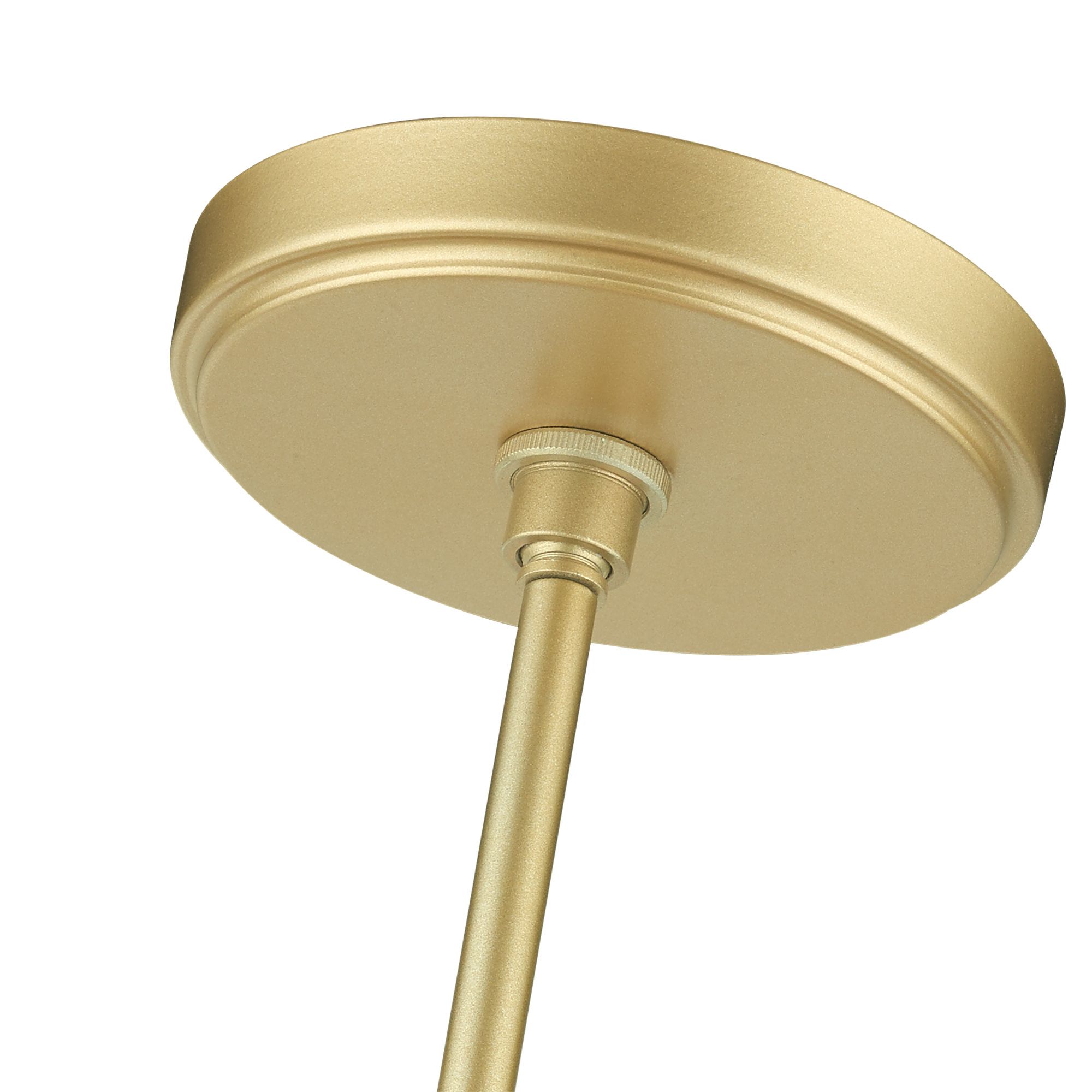 Calinda 7 Light Soft Gold Pendant Chandelier