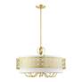 Thumbnail2 of Calinda 9 Light Soft Gold Pendant Chandelier more views