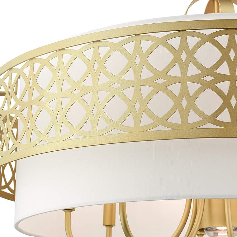 Image 7 Calinda 9 Light Soft Gold Pendant Chandelier more views