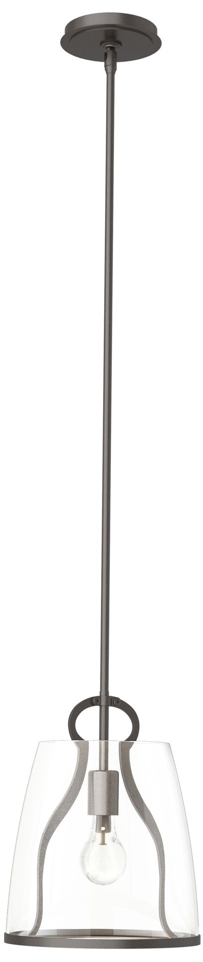 Caliper Pendant - Oil Rubbed Bronze - Clear Glass - Made to Order