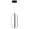 Calista 7 3/4" Wide Matte Black LED Mini Pendant