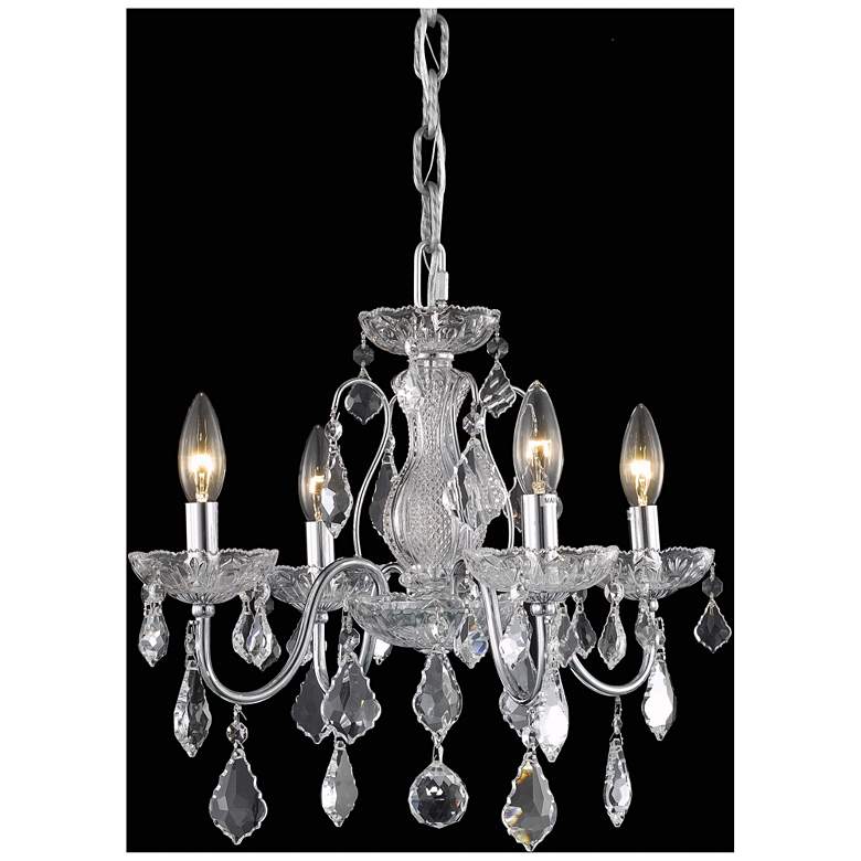 Image 1 Calista Collection Pendant D17In H15In Lt:4 Chrome FinishÂ