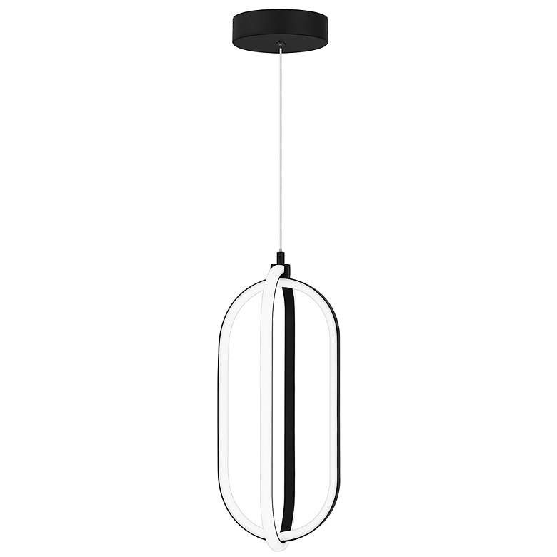 Image 1 Calista Integrated LED Matte Black Mini Pendant