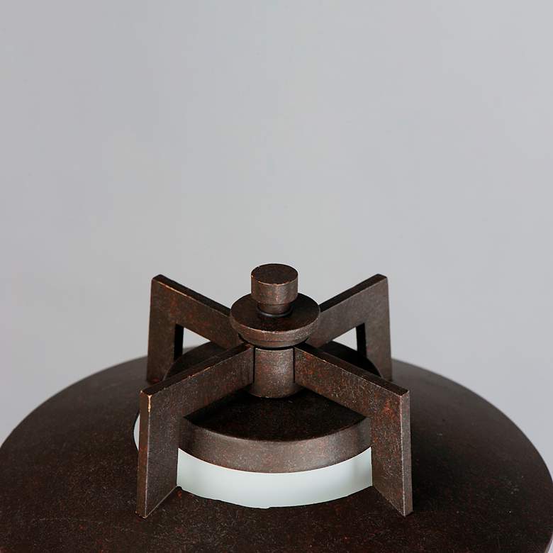 Image 3 Calistoga 1-Light 10.25" Wide Outdoor Pole/Post Lantern - Adobe more views