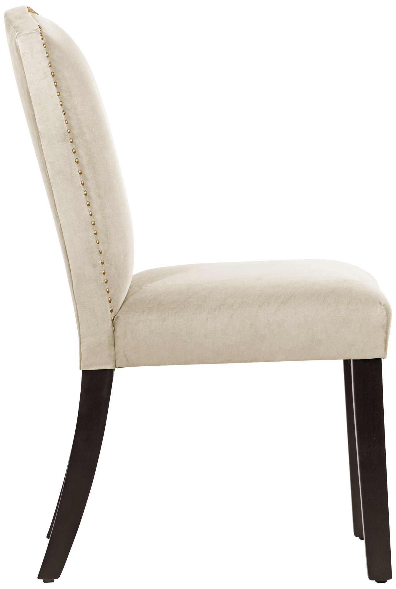 Image 3 Calistoga Regal Antique White Fabric Arched Dining Chair - Made to Order more views