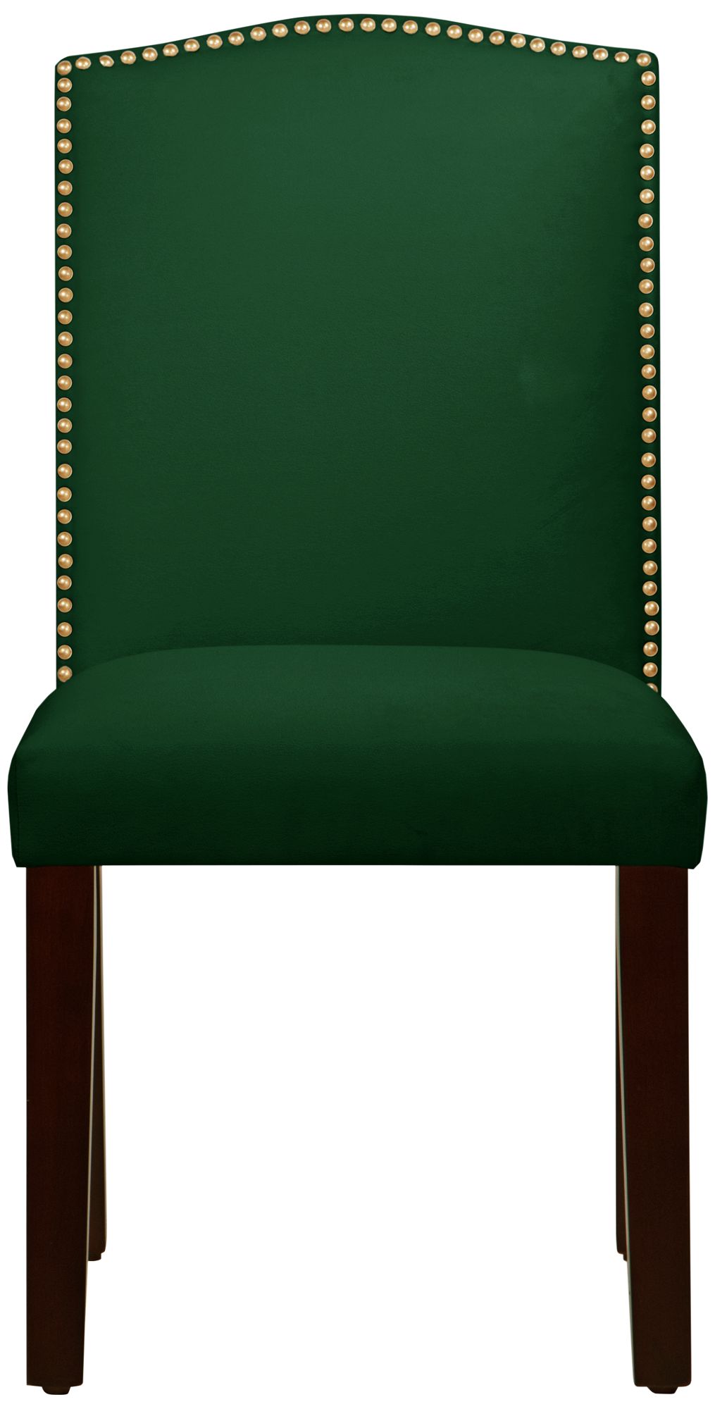 Image 2 Calistoga Regal Emerald Fabric Arched Dining Chair - Made to Order more views