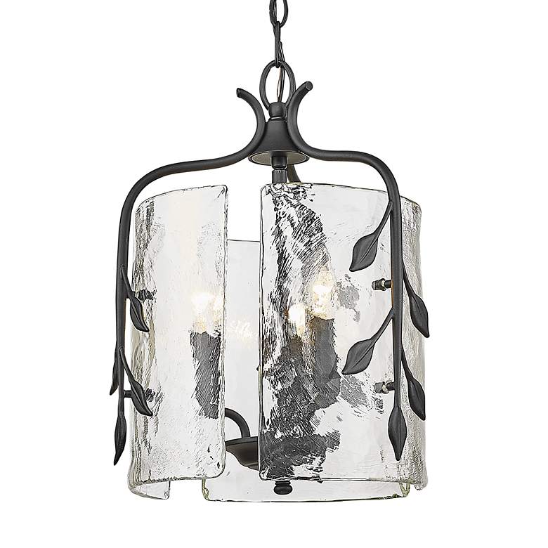 Image 2 Calla 13" Wide Natural Black 3-Light Pendant