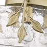 5_Calla 15 1/4" Wide White Gold 3-Light Ceiling Light more views
