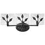 1_Calla 21 3/4" Wide Natural Black 3-Light Bath Light