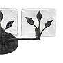 2_Calla 21 3/4" Wide Natural Black 3-Light Bath Light more views