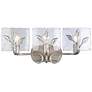1_Calla 21 3/4" Wide Peruvian Silver 3-Light Vanity Bath Light