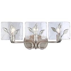 Calla 21 3/4" Wide Peruvian Silver 3-Light Vanity Bath Light