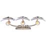 2_Calla 21 3/4" Wide Peruvian Silver 3-Light Vanity Bath Light more views