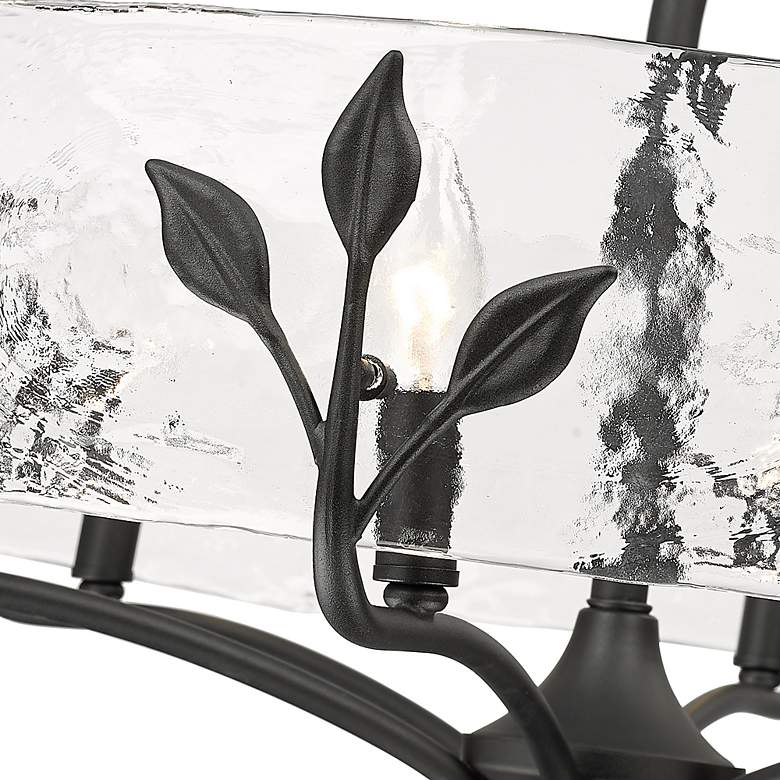 Image 6 Calla 27 3/4" Wide Natural Black 6-Light Chandelier more views