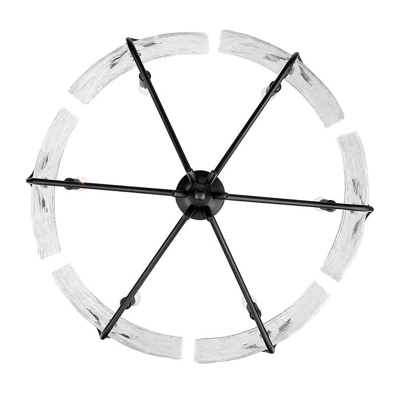 Image 7 Calla 27 3/4" Wide Natural Black 6-Light Chandelier more views