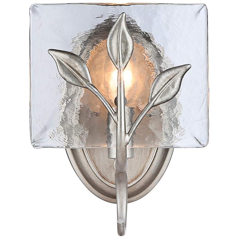 Image 1 Calla 8 3/4" High Peruvian Silver Wall Sconce