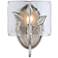 Calla 8 3/4" High Peruvian Silver Wall Sconce