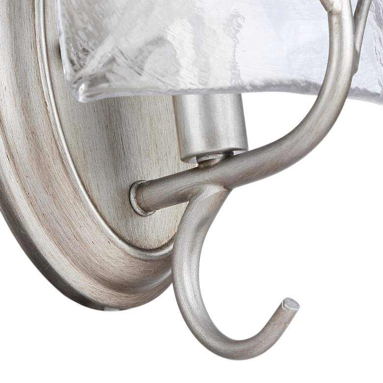 Image 2 Calla 8 3/4" High Peruvian Silver Wall Sconce more views